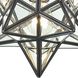 Star 1 Light 11 inch Oil Rubbed Bronze with Clear Mini Pendant Ceiling Light