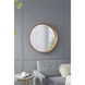 Wayne 31.5 X 31.5 inch Brown Wall Mirror