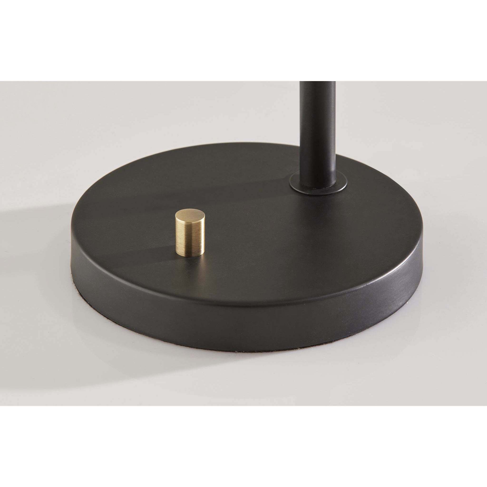 Fletcher 21.25 inch 60.00 watt Black and Antique Brass Table Lamp Portable Light