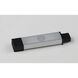 CounterMax 24V Slim Stick 120 4 inch Brushed Aluminum Under Cabinet Accessory