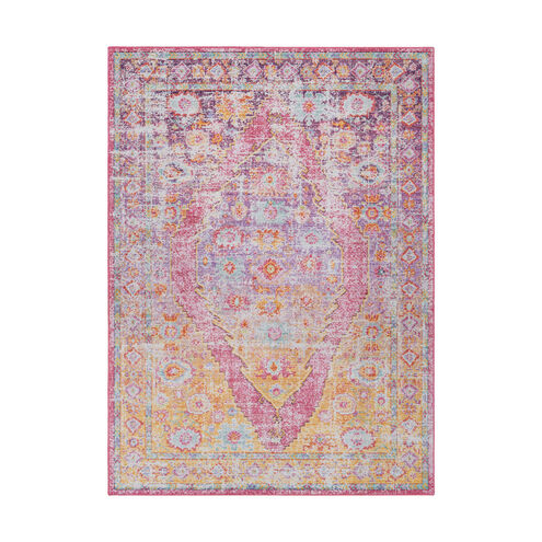 Antioch 71 X 47 inch Bright Pink Indoor Area Rug, Rectangle