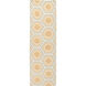 Fallon 96 X 30 inch Wheat, Beige, Seafoam Rug