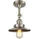 Franklin Restoration Railroad LED 8 inch Brushed Satin Nickel Sconce Wall Light, Franklin Restoration