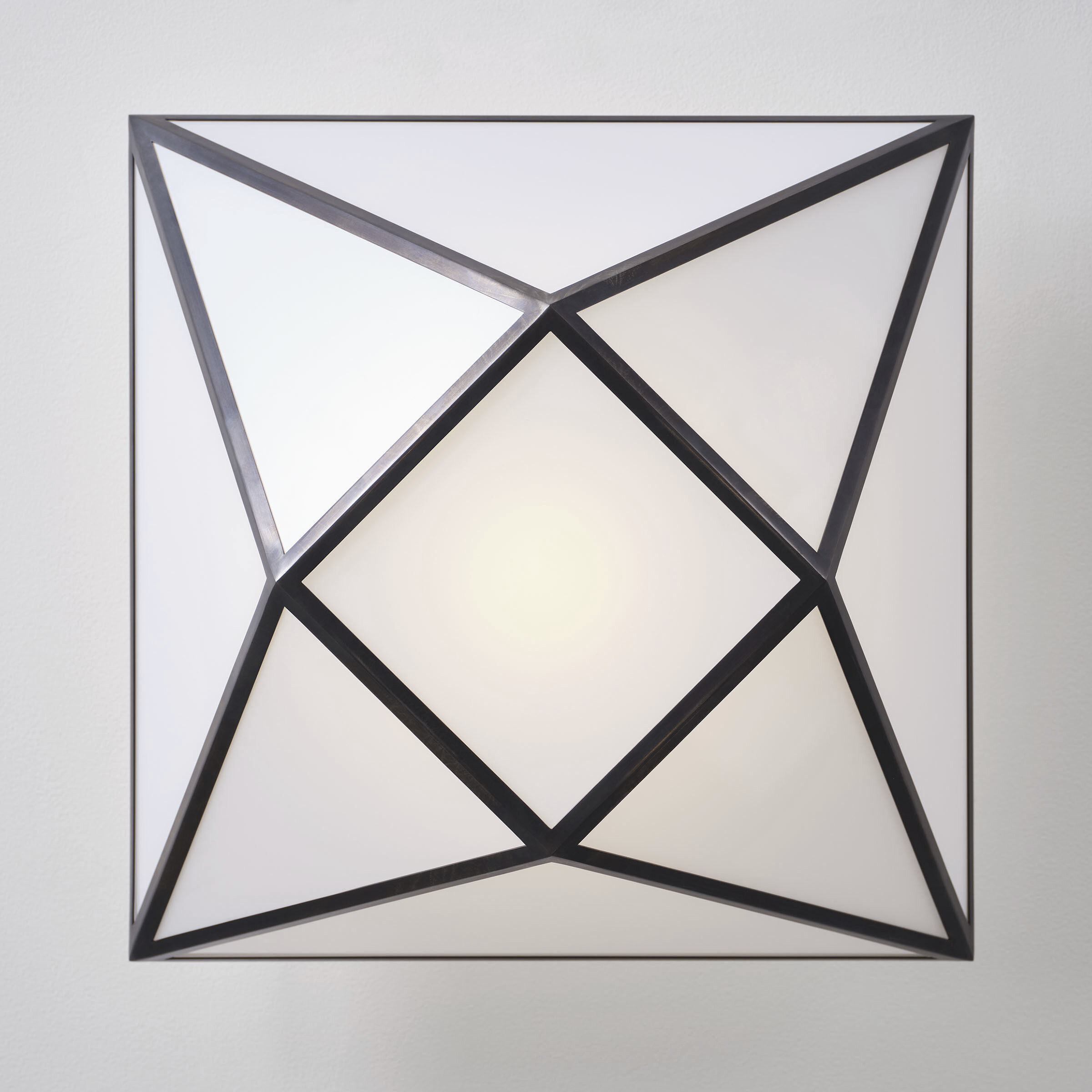 Julie Neill Lorino LED 20 inch Bronze Semi-Flush Mount Ceiling Light, Large