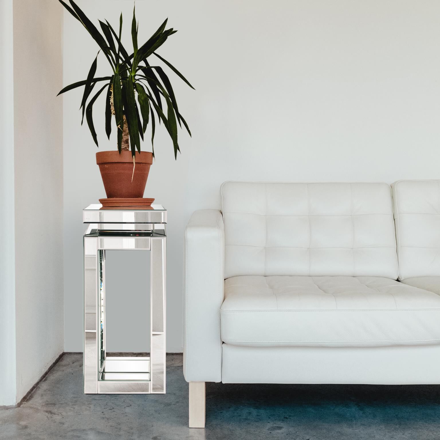 Carter 28 X 12 inch Mirror Pedestal, Small