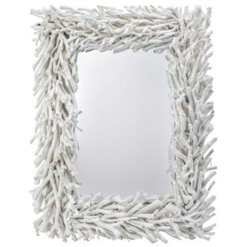 Anita 29.1 X 22.8 inch White Wall Mirror