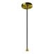 Perforated Dish 1 Light 12 inch Antique Brass Pendant Ceiling Light in Replaceable Bulb, Carbon Matte Black, Black, Form+Finish+Function