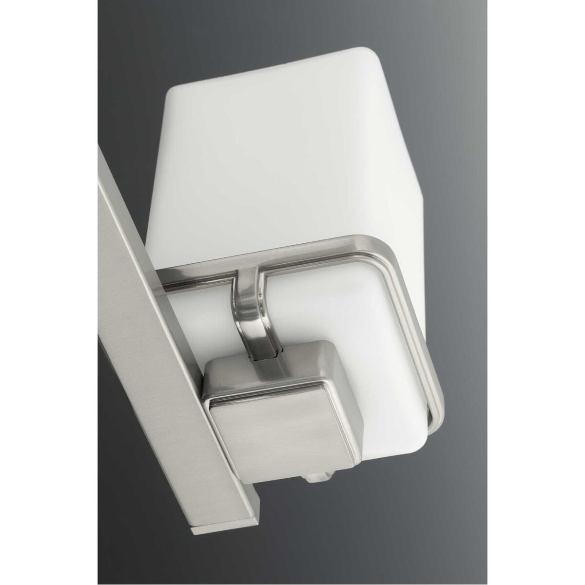 Metric 2 Light 13 inch Brushed Nickel Bath Vanity Wall Light, Design Series