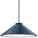 Radiance Collection LED 11.75 inch Midnight Sky with Brushed Nickel Pendant Ceiling Light