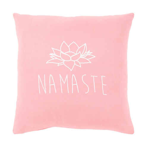 Motto 20 X 20 inch Bright Pink Pillow Kit, Square