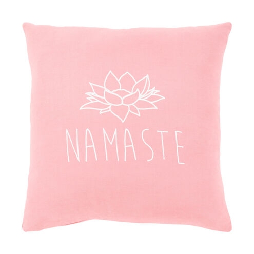 Motto 22 X 22 inch Bright Pink Pillow Kit, Square