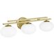 Julep LED 24 inch Brushed Gold Vanity Light Wall Light