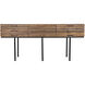 Zodiac 73 X 20.5 inch Dark Walnut Sideboard
