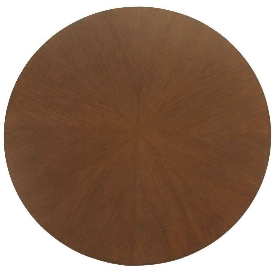 Heger 65 inch Tortoise and Bronze Dining Table