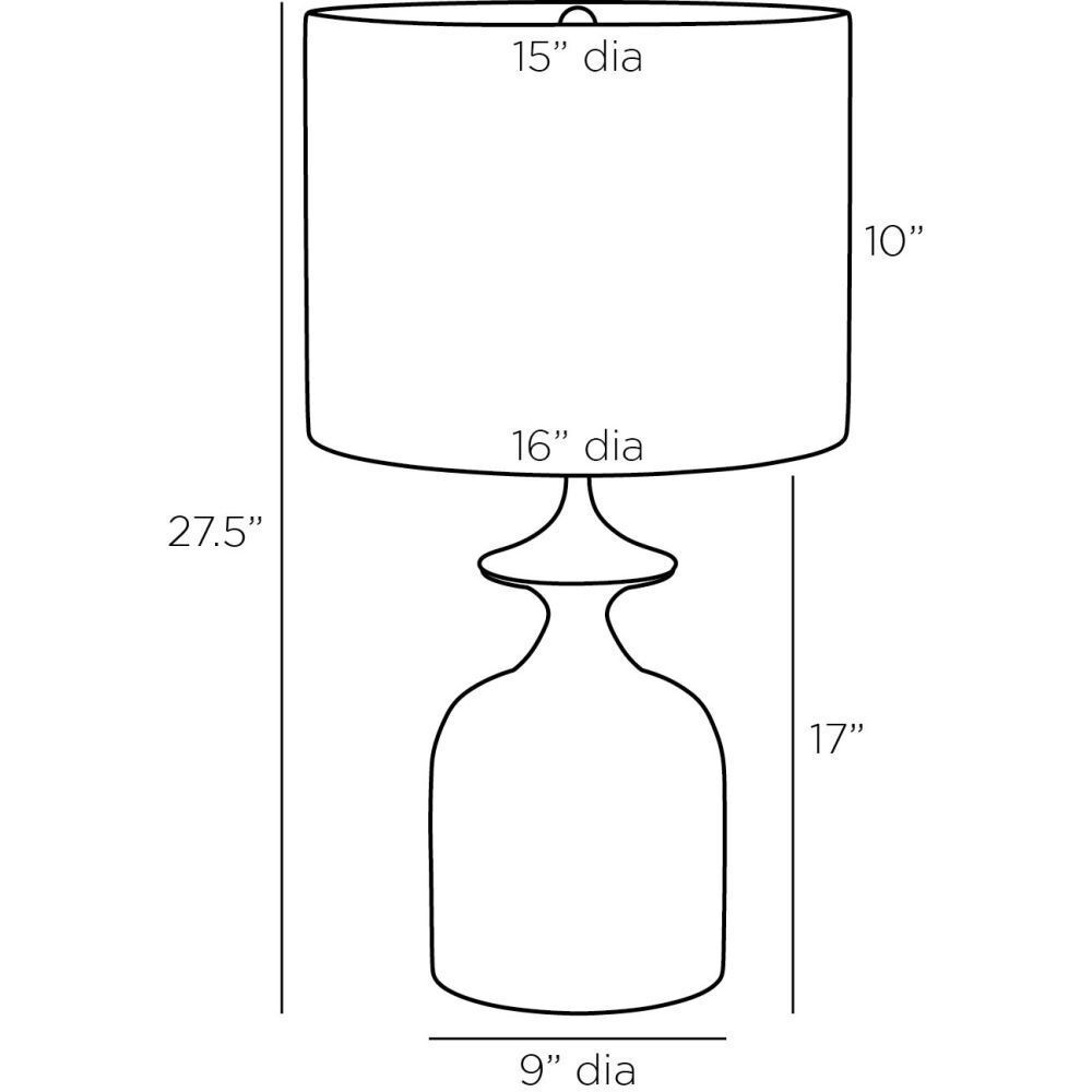 Bridgeport 27.5 inch Table Lamp Portable Light