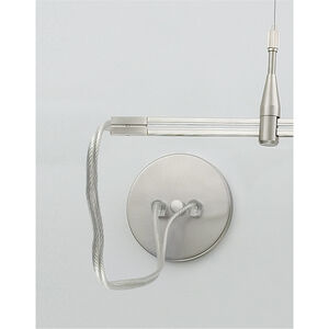 MonoRail Satin Nickel End Power Feed Ceiling Light
