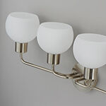 Coraline 4 Light 30 inch Satin Nickel Bath Vanity Wall Light