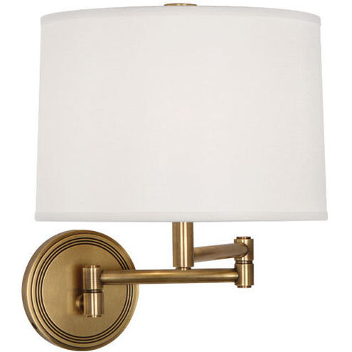 Sofia 11.5 inch 100.00 watt Antique Brass Wall Swinger Wall Light