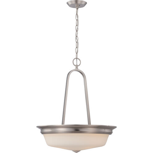 Calvin LED 18 inch Brushed Nickel Pendant Ceiling Light