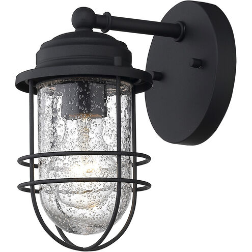 Seaport 1 Light 9 inch Natural Black Outdoor Wall Sconce