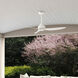 Mazzini 52 inch Matte White Outdoor Ceiling Fan