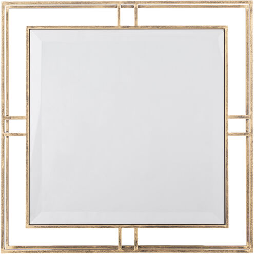 Alpenglow 18 X 18 inch Light Grey Mirror, Square