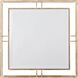 Alpenglow 18 X 18 inch Light Grey Mirror, Square