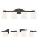 Brookings 4 Light 27 inch Bolivian Bronze Bath Vanity Wall Light
