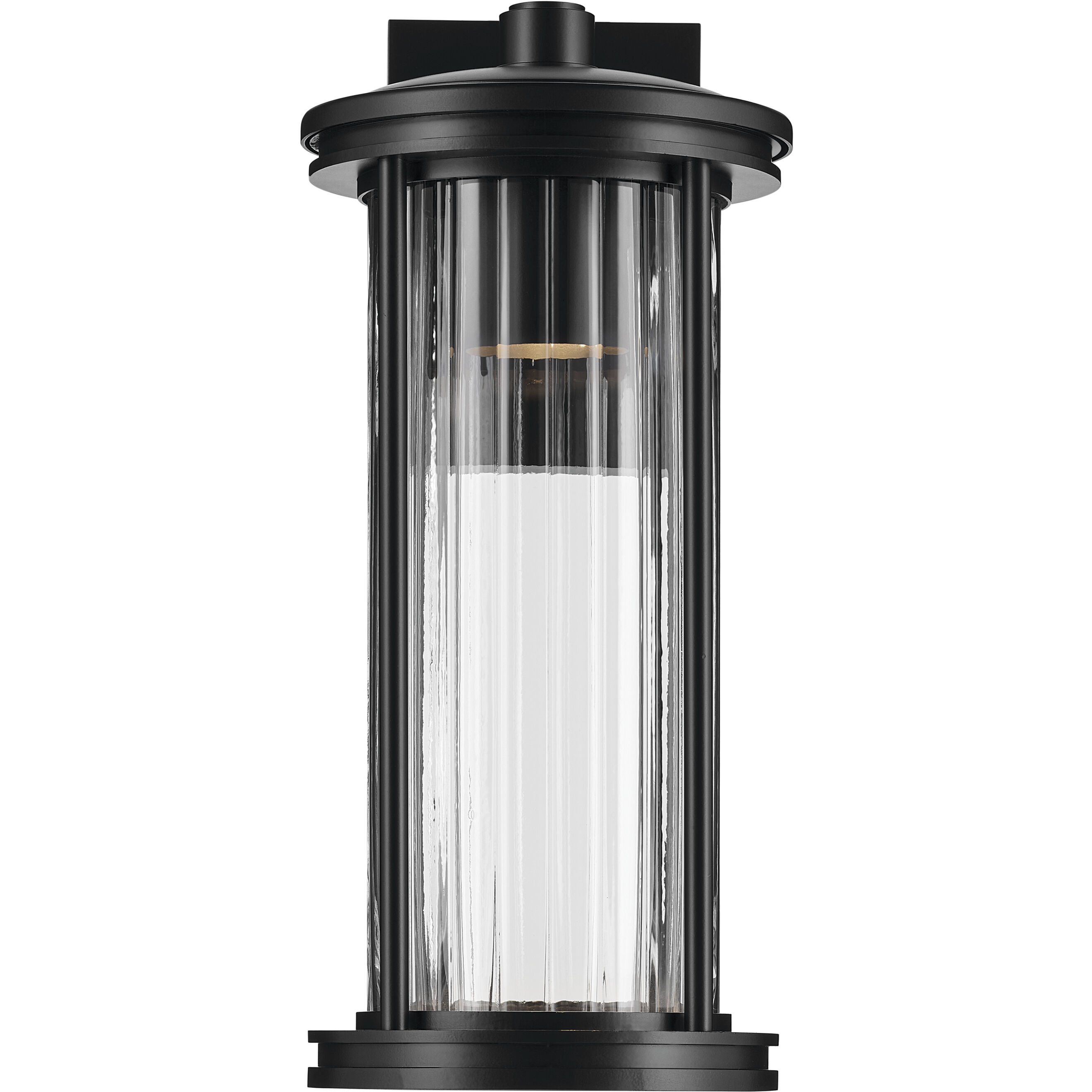 Barras 1 Light 16 inch Black Outdoor Wall Sconce