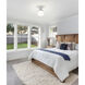 Vaughn 1 Light 10.5 inch Chrome Flush Mount Ceiling Light