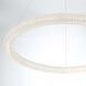 Sassi LED 36 inch Chrome Chandelier Ceiling Light