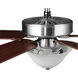 Builder 52 inch Brushed Nickel with Cherry/Natural Cherry Blades Ceiling Fan