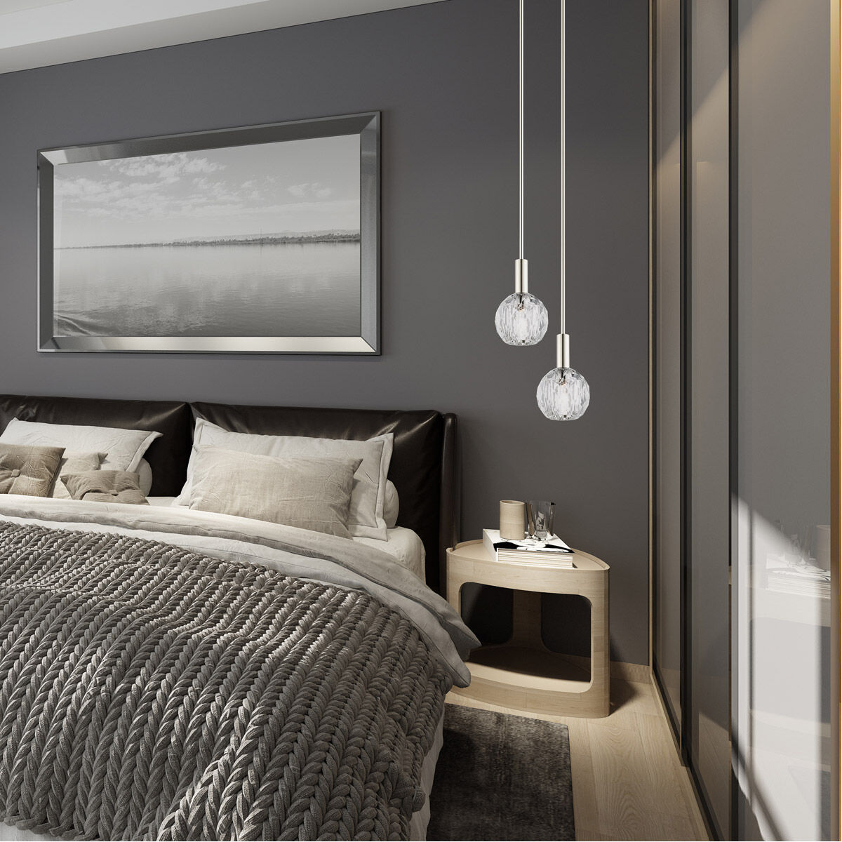 Whitfield 1 Light 7 inch Polished Nickel Pendant Ceiling Light