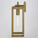 Kinzie LED 16.75 inch Vintage Brass Outdoor Wall
