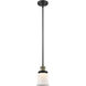 Franklin Restoration Canton 1 Light 6.5 inch Black Antique Brass Mini Pendant Ceiling Light in Incandescent, Matte White, Franklin Restoration