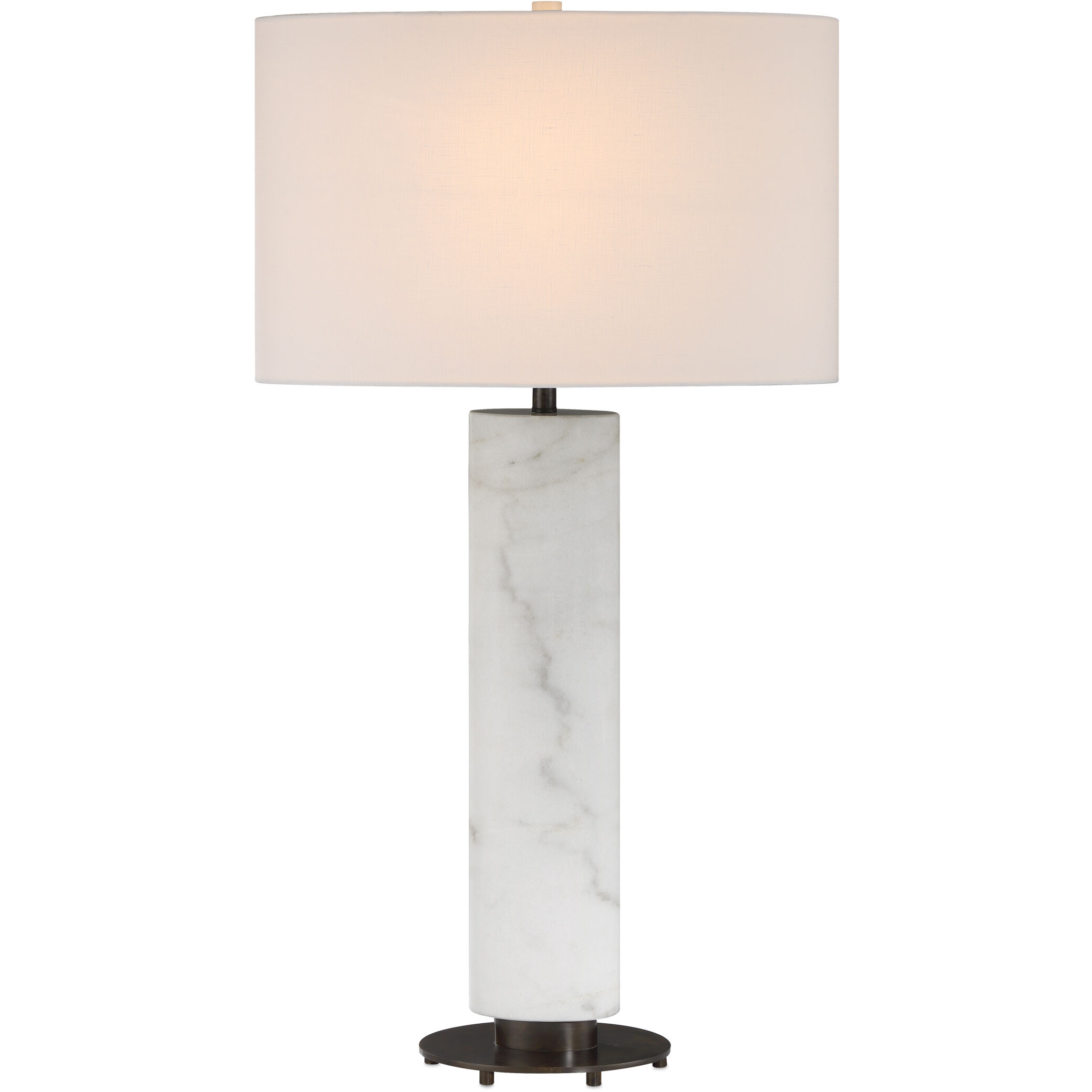 Stanhope 33.25 inch 150.00 watt White/Bronze Table Lamp Portable Light