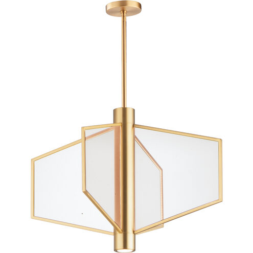 Telstar LED 26 inch Natural Aged Brass Single Pendant Ceiling Light