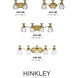 Plantation 3 Light 21 inch Burnished Brass Vanity Light Wall Light