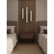 Atticus LED 35.43 inch Matte Black Bathroom Wall Light