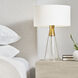 Drew & Jonathan Pender 20.75 inch 9.00 watt Satin Brass Table Lamp Portable Light