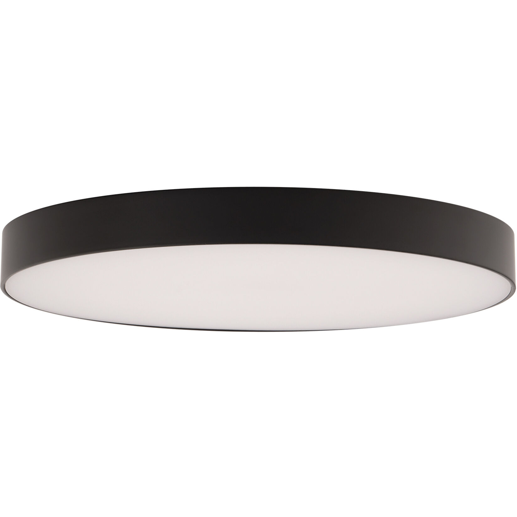 Edgeless Round LED 8 inch Black Flush Mount Ceiling Light, WAC Limited