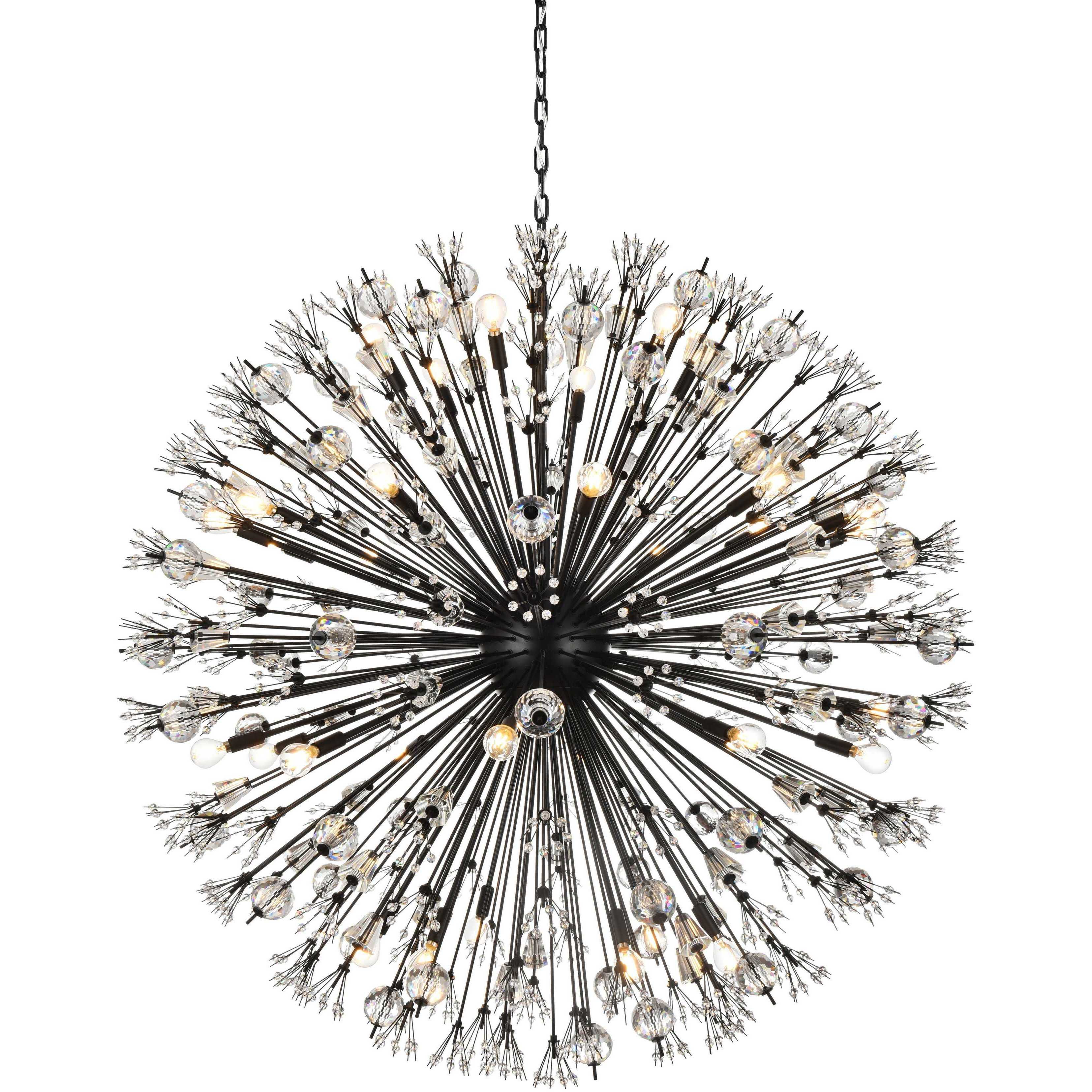 Vera 34 Light 50 inch Black Pendant Ceiling Light
