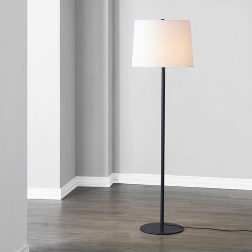 Nevin 62 inch 40.00 watt Matte Black Floor Lamp Portable Light