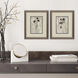 Sumi-e Silhouette Brown and Gray and Neutral Framed Art, Propac