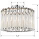 Elliot 4 Light 15.25 inch Polished Nickel Semi Flush Ceiling Light