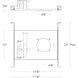 FQ Integrated LED Galvanized Steel Recessed Housing, 4" Housing