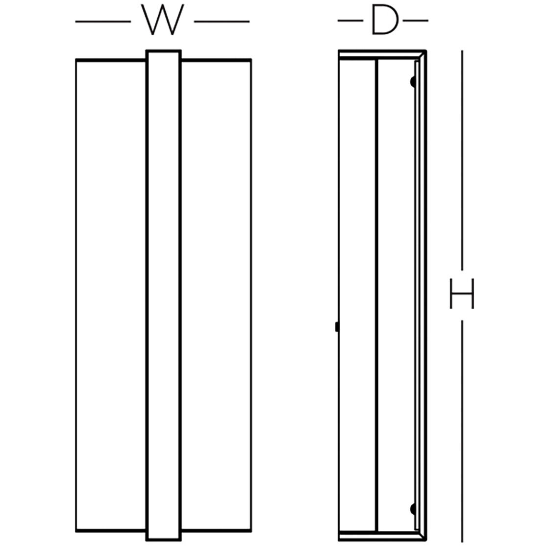 Gallery Wall Sconce Wall Light in Satin Nickel, 20 in