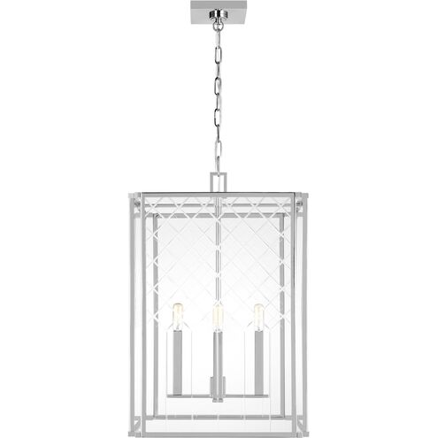 AH by Alexa Hampton Erro 4 Light Polished Nickel Pendant Ceiling Light