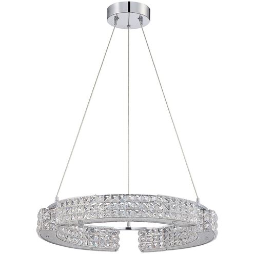 Carina 9 Light 23 inch Chrome Pendant Ceiling Light