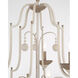 Colonial Charm 9 Light 33.13 inch White Wash and Sun Dried Clay Chandelier Ceiling Light
